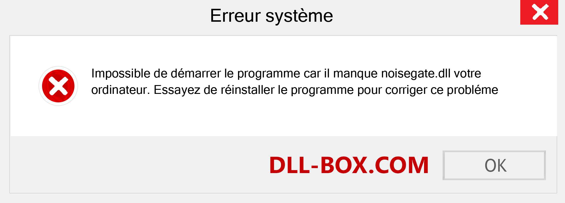 Le fichier noisegate.dll est manquant ?. Télécharger pour Windows 7, 8, 10 - Correction de l'erreur manquante noisegate dll sur Windows, photos, images